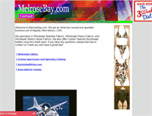 Tablet Screenshot of melrosebay.com